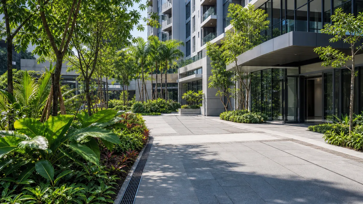 Landscape and drainage works